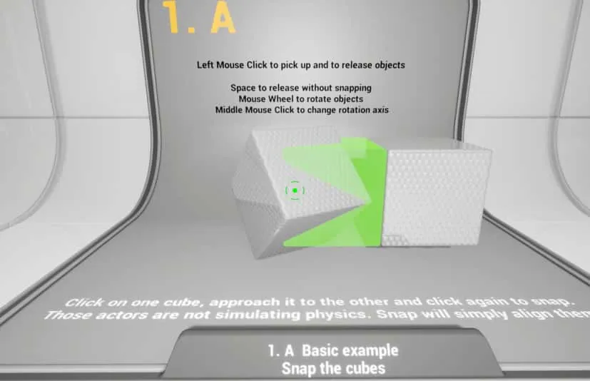 运行时吸附对齐系统 Modular Snap System Runtime