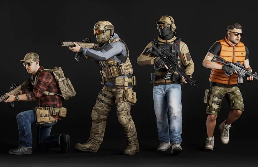 模块化休闲军用士兵 Modular Casual Military Soldier