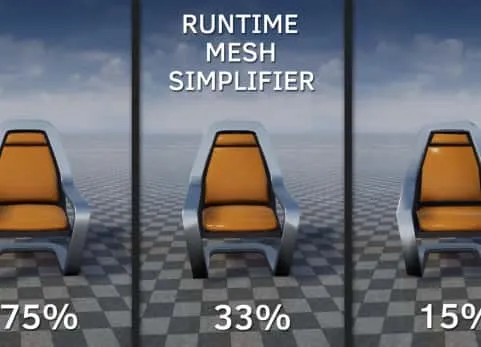 运行时网格简化插件 Runtime Mesh Simplifier_云桥网CG资源站