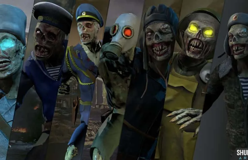 苏联僵尸士兵模型动画 Soviet Zombie Soldier Pack