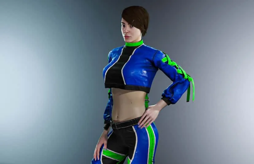 运动女孩女性角色模型 Sport female 运动女孩女性角色模型 Sport female