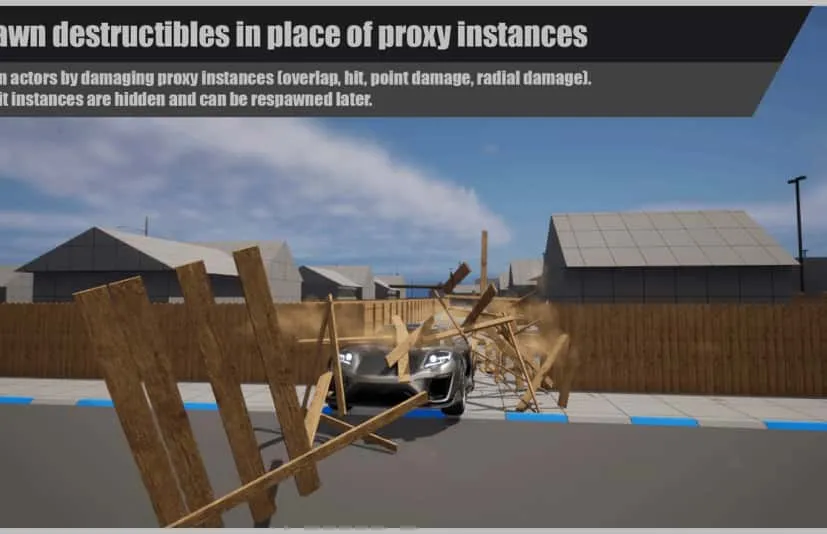 游戏实时网格破坏系统 Instance Damage System