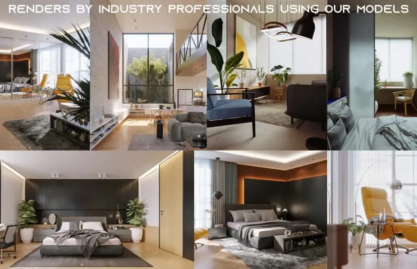 blender室内模型第04卷 Interior Models Vol 04