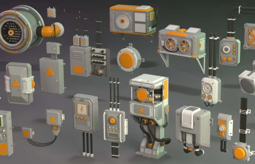 墙壁电气道具 1 - 20 件  Wall Electric Props 1 - 20 pieces