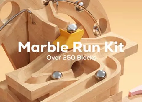 Blender插件 Marble Run Kit 4.1.9 大理石运动套件模拟积木滚珠圆珠