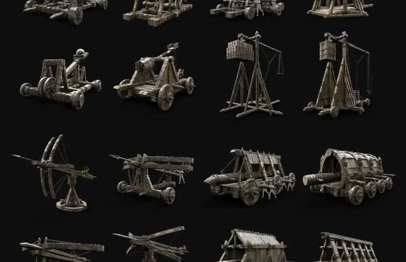 攻城器械战争机器建造者合集包  Siege Engine War Machines Builder Collection Pack
