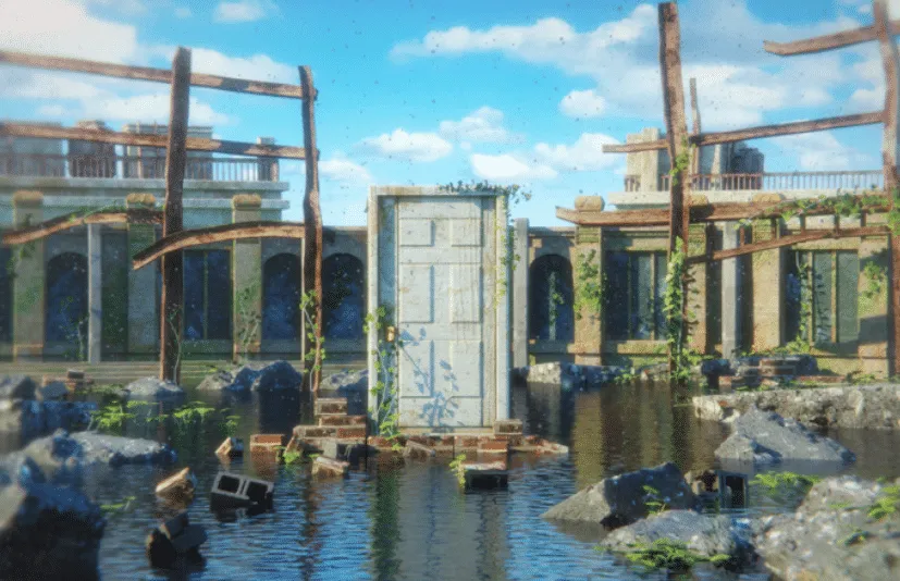 铃芽之旅定制3D环境 [Blend文件]  Suzume Custom 3D Environment