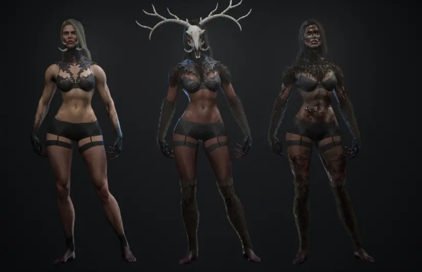 温迪戈怪物角色 - Monster wendigo