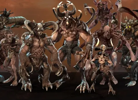 恶魔角色大型资源包 Demons_Big_Pack