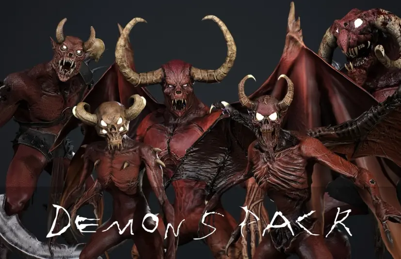 恶魔角色资源包 Demons pack