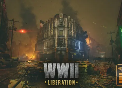 二战战区废墟环境 France WWII Liberation