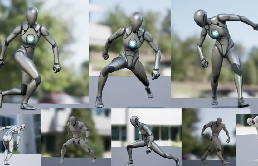 循环行走动画 Loop Walk Animations