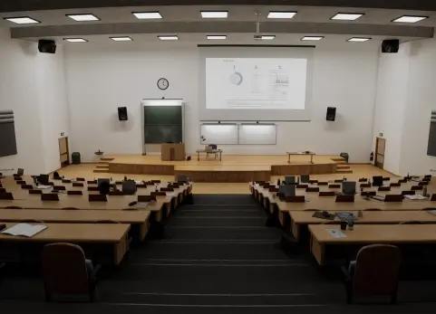 大学教室内部环境 学校教室（大学/班级）University Classroom Interior Environment  School Room