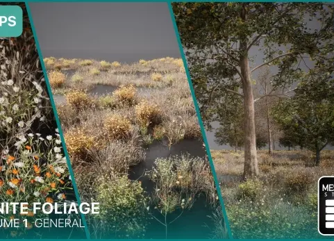 Nanite植被树木灌木丛草模型 Nanite Foliage Vol1