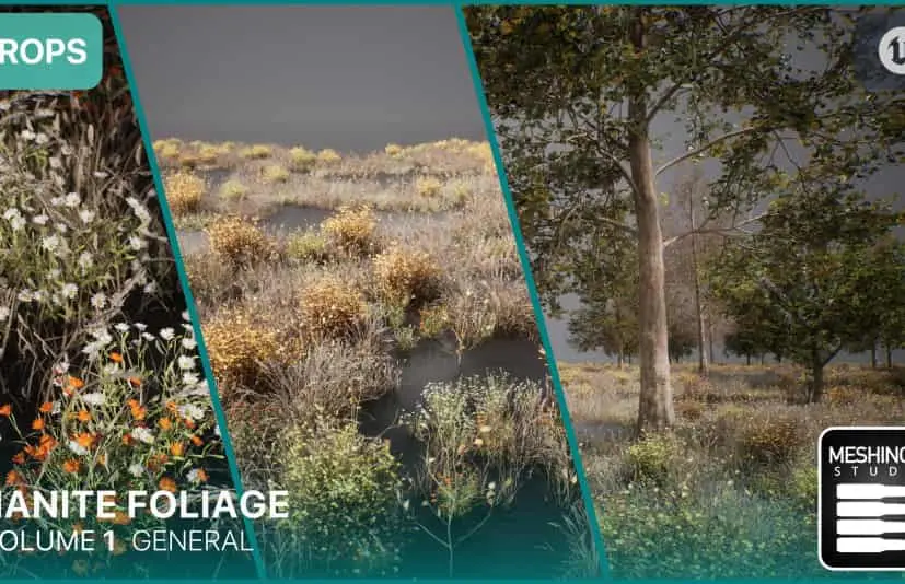 Nanite植被树木灌木丛草模型 Nanite Foliage Vol1