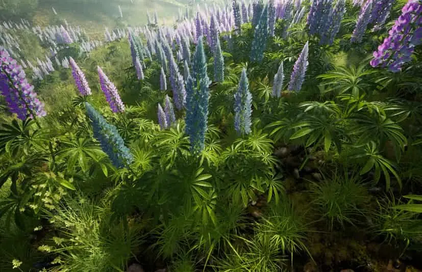 数字植物标本馆 - 纳米级植物系统 Digital Herbarium - Nanite Foliage System