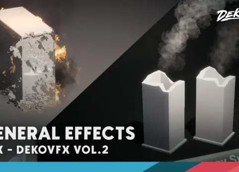 烟雾火焰粒子特效 DEKOVFX VOL.2 - General Effects