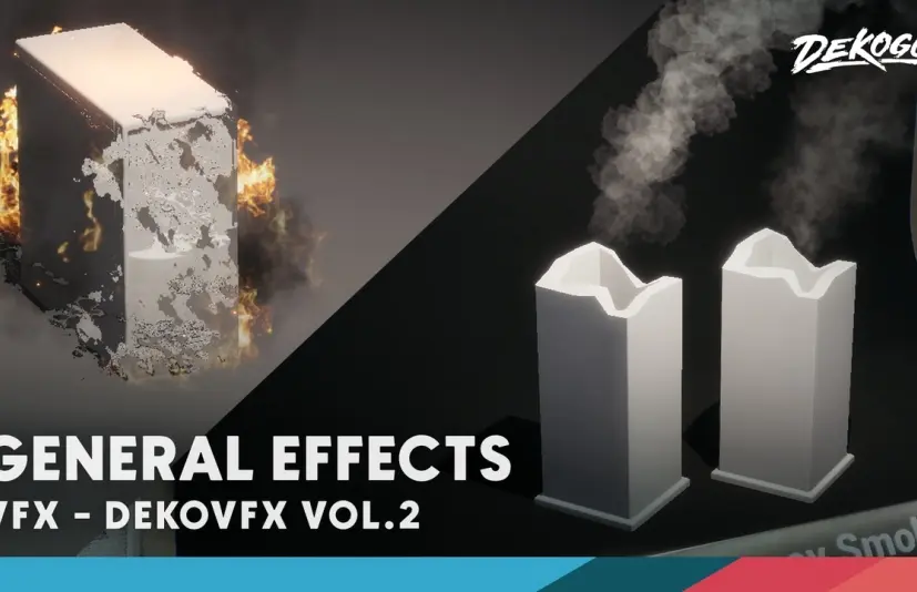 烟雾火焰粒子特效 DEKOVFX VOL.2 - General Effects