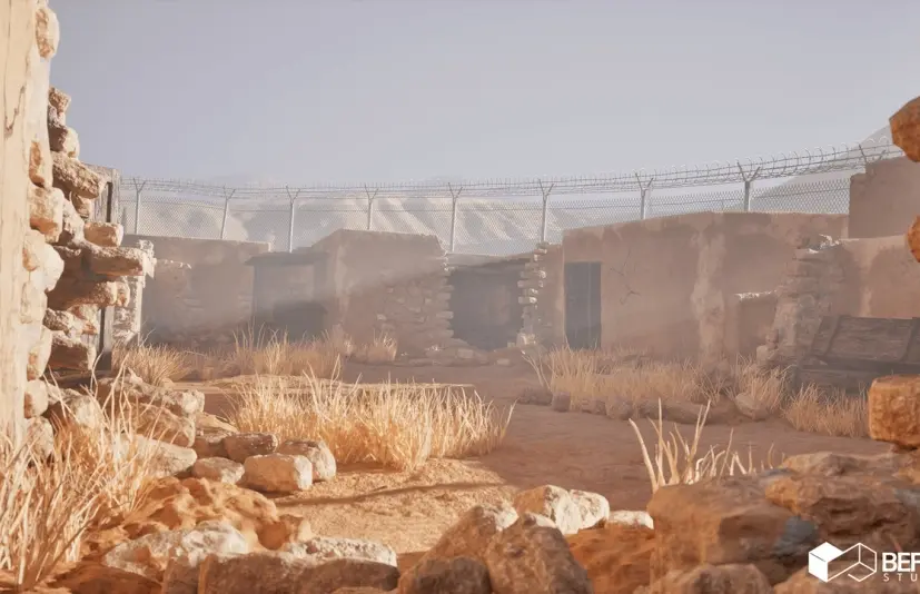 古代沙漠遗迹环境（含地图生成器与程序生成内容） Ancient Desert Ruins Environment w Map Generator PCG