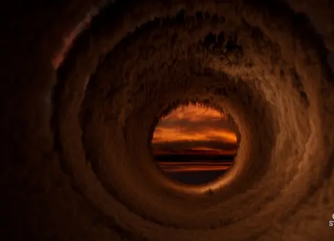 云层隧道体积数据库包 Clouds Tunnel Vdb Pack