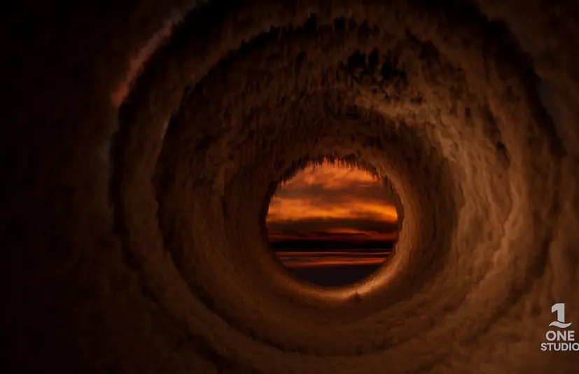 云层隧道体积数据库包 Clouds Tunnel Vdb Pack