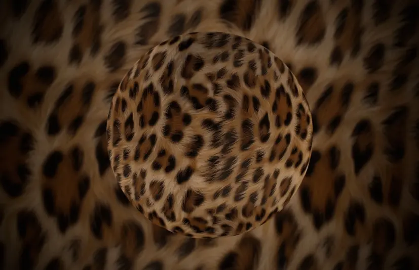 豹纹材质包1 - Leopard Fur Material Pack 1