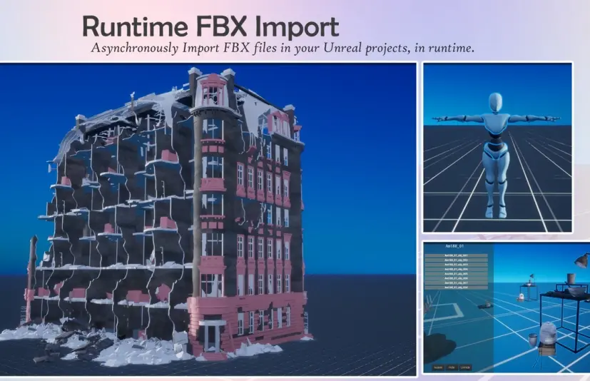 运行时FBX导入器 Runtime FBX Importer - CG3DA