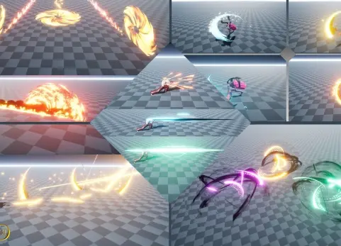 尼亚加拉魔法斩击 Niagara Magical Slashes