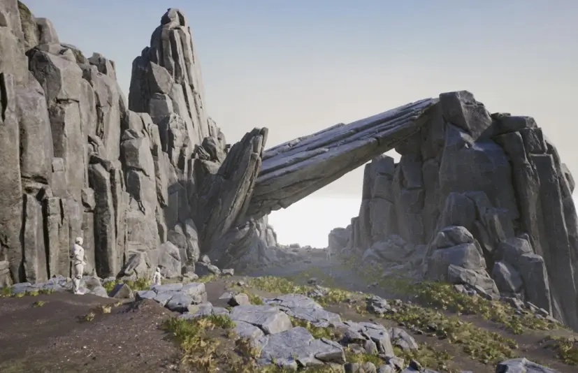 看起来逼真的悬崖和岩石 Realistic Looking Cliffs and Rocks