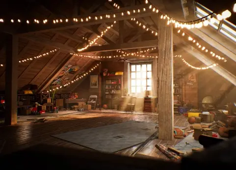 复古阁楼环境套件 Vintage Attic Environment Kit