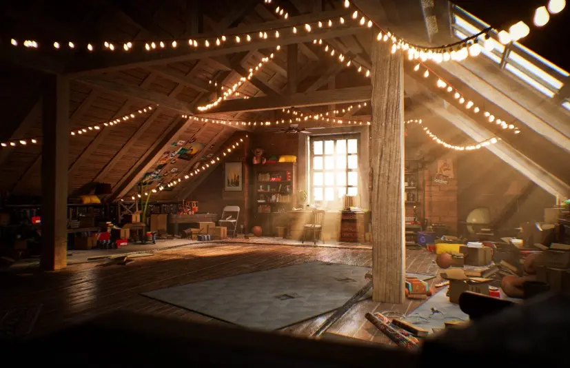 复古阁楼环境套件 Vintage Attic Environment Kit