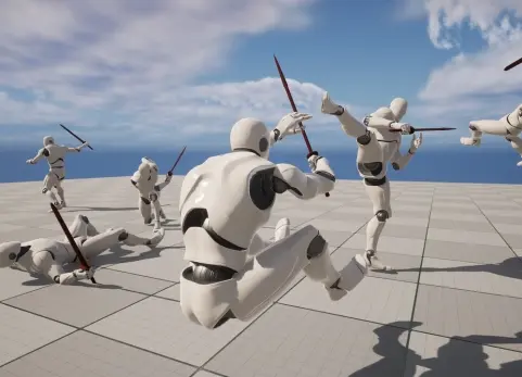 强劲的剑斗动画 Powerful Sword Combat Animations