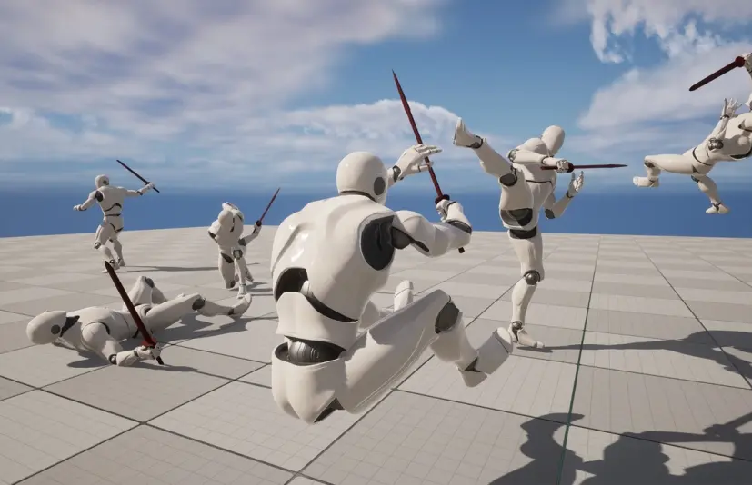 强劲的剑斗动画 Powerful Sword Combat Animations