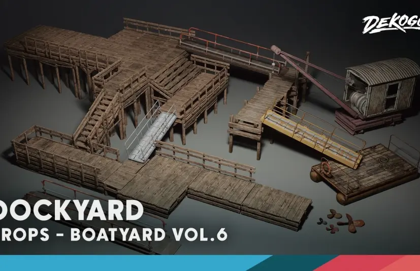 造船厂第6卷 - 模块化造船厂 - Boatyard VOL.6 - Modular Dockyard
