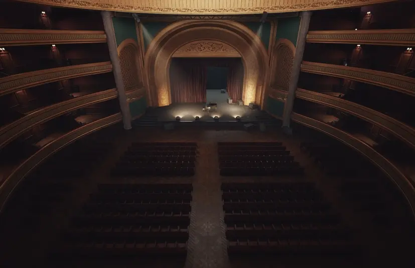音乐厅内部环境（音乐厅内部展览剧院）Concert Hall Interior Environment
