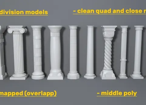 专栏合集2 - 10件 Columns Collection 2 - 10 Pieces