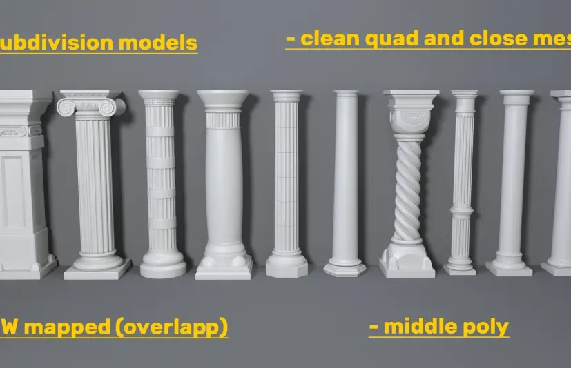 专栏合集2 - 10件 Columns Collection 2 - 10 Pieces