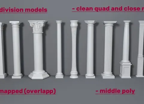 专栏合集3 - 10件 Columns Collection 3 - 10 Pieces