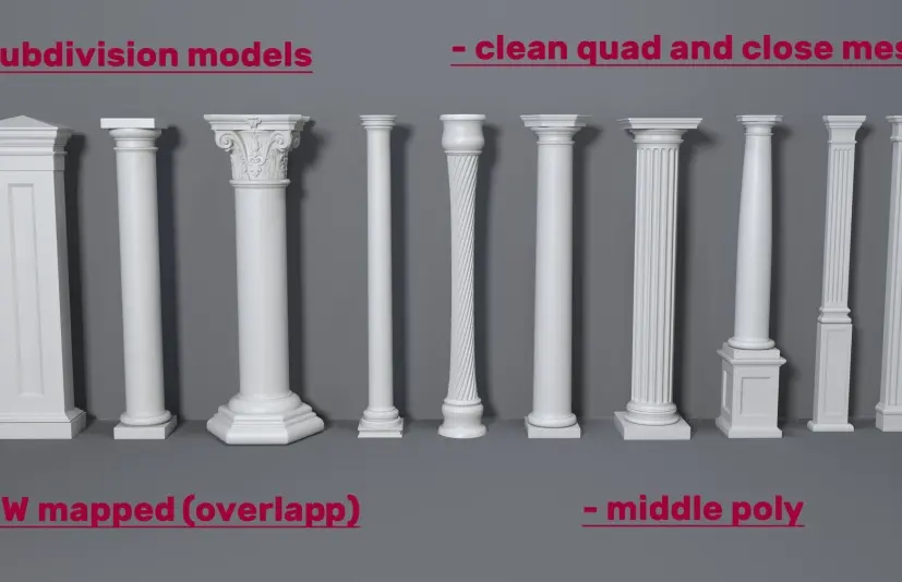 专栏合集3 - 10件 Columns Collection 3 - 10 Pieces