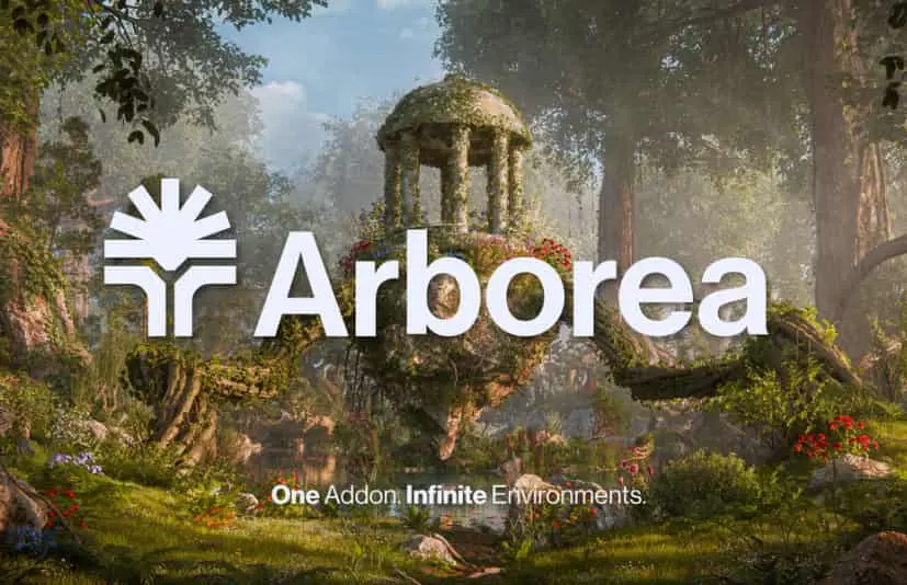 blender插件 Arborea v1.03 Pro 程序植物动画花草树环境包完整资产库