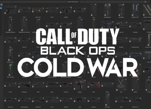 《使命召唤：黑色行动冷战》武器资源库 Call of Duty Black Ops Cold War Weapons Asset Library