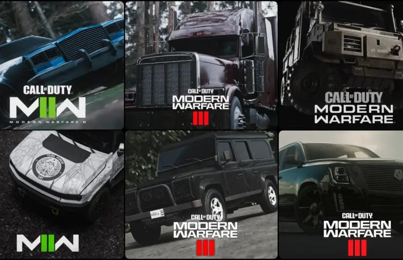 《使命召唤》3D汽车模型合集 Call of Duty 3D Cars Models Collection