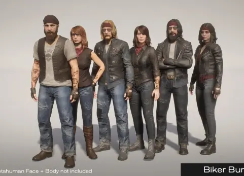 骑行者捆绑包 - Biker Bundle - MetaHuman