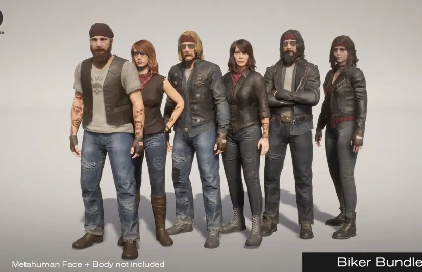 骑行者捆绑包 - Biker Bundle - MetaHuman