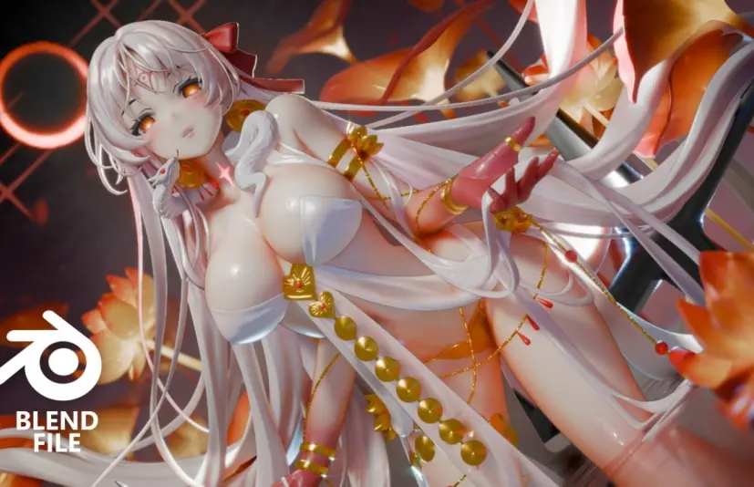 杜尔迦 Durga (blend file)