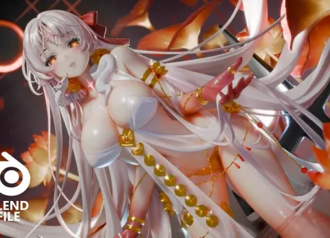 杜尔迦 Durga (blend file)