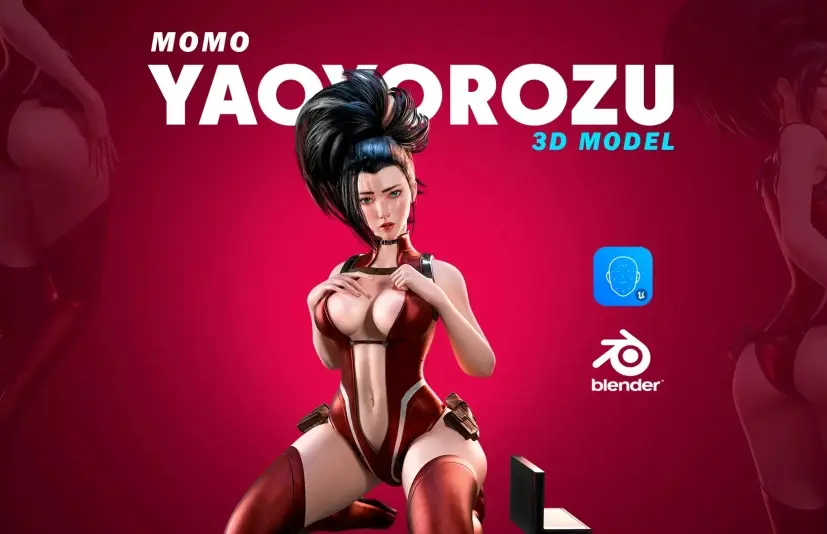 MOMO YAOYOROZU - Blender 3D