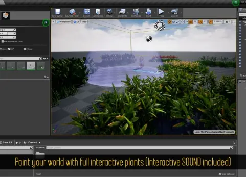 动态交互式观叶植物8 - 观叶工具与交互式声音 Dynamic Interactive Foliage Plants 8 - Foliage tool and interactive sound