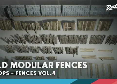 旧栅栏模块化 - Fences VOL.4 - Old Fences Modular