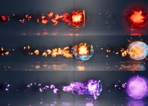 魔法投射物第2卷 - 奶瓜特效 - Magic Projectiles Vol. 2 - Niagara